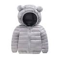 PatPat Baby Coat Toddler Hoodie Coat Little Boy Girl Winter Jacket for 6M-4T Baby Must Haves Gift Clearance