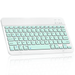 Ultra-Slim Bluetooth rechargeable Keyboard for Microsoft Surface Duo and all Bluetooth Enabled iPads iPhones Android Tablets Smartphones Windows pc - Teal