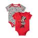 Disney Minnie Mouse Baby Girl Graphic Bodysuit 2-pack