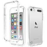 iPod Touch 7th Generation Clear Case iPod Touch 6th/5th Gen Case Dteck Crystal Transparent Rugged Shockproof Case Hard Protective Cover for Apple iPod Touch 7th/6th/5th Gen Clear