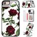 Luxury Rose iPhone 13 Leather Case for iPhone XR Wallet Cover iPhone XR PU Leather Cases PU leather wallet case For iPhone 13 Pro Max Mini 12 Pro 11 Pro Max XS MAX XR X 7 8 Plus 6 6