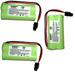 HQRP 3-Pack Battery for Uniden BT-1021 BT1021 BT-1016 BT1016 BT-1025 BT1025 BBTG0734001-1 DCX309 BT-1002 BT1002 BT-1008 BT1008 BBTG0645001 BBTG0609001 DECT2085 DECT2085-2 Cordless Phone