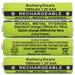 1.2V NiMH AAA Rechargeable Batteries for Panasonic Cordless Phones 4-Pack