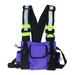 BIG SAVE!Radio Chest Harness Chest Front Pack Pouch Holster Vest Rig for Two Way Radio Walkie Talkie Men Women Fashion Chest Rig Bag Reflective Vest Hip Hop Streetwear Functional