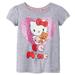 Infant & Toddler Girls Gray Hello Kitty Be Mine Valentines Day Cat T-Shirt 2T