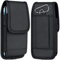 Cell Phone Pouch Nylon Holster Case with Belt Clip Cover For Samsung Galaxy Note 20 Ultra Note 20 S21 Ultra S21 Plus S21 S20 Ultra S20 Plus Heavy Duty Case