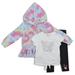 Nannette Toddler Girl 3Pc Jacket Set W/Headband Size 2T-4T