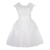 Youmylove Children S Lace Tulle Wedding Dress Flower Girl Dress Junior Bridesmaid Dress Casual Fashion Clothing
