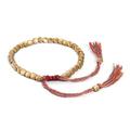 Wood Beads Om Bracelet Tibetan Buddhist Mala Buddha Charm Bracelet Yoga Rosary Necklace Wooden For Women Men Jewelry Y9Y1