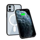 FIEWESEY Designed for iPhone 14 Case/iPhone 14 Pro Case/iPhone 14 Plus Case/iPhone 14 Pro Max Case with Magsafe Clear Magnet Shockproof Thin Slim Fit Cover - iPhone 14 (Black Edge)