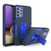 Samsung Galaxy A32 5G Case with Kickstand Dteck Heavy Duty Phone Case 2 in 1 Hybrid Rugged Shockproof Cover for Samsung Galaxy A32 5G For Samsung Galaxy A32 5G Black+Navy