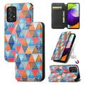 Case for Samsung Galaxy S21 FE Case Galaxy S21 FE Case Wallet Case PU Leather and Hard PC RFID Blocking Slim Durable Protective Phone Case Cover For Samsung Galaxy S21 FE Mandala