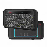 2.4Ghz H20 Mini Wireless Keyboard and Touchpad Mouse Combo 7 Colors Adjustable Rechargeable Auto-Rotation of Touch Panel Handheld GH44