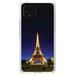 DistinctInk Clear Shockproof Hybrid Case for Google Pixel 4 (5.7 Screen) - TPU Bumper Acrylic Back Tempered Glass Screen Protector - Eiffel Tower Paris Night - Show Your Love of Paris