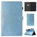 Fire HD 10 2017/2015 7th/5th Generation Case Allytech PU Leather Glitter Bling Full Protective Auto Sleep Wake Protective Folio Stand Shockproof Wallet Cover for Amazon Kindle Fire HD 10 Blue