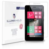 iLLumiShield Phone Screen Protector w Anti-Bubble/Print 3x for Nokia Lumia 810