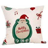 phonesoap christmas ornaments doll pillow covers santa claus pillowcase colorful