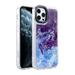 Cover for iPhone 8/iPhone 7(4.7 ) iPhone SE 2020 Case (2nd Gen) Allytech Hard PC Back with TPU Bumper Shockproof Slim Case for iPhone SE 2nd Gen 2020/iPhone 8/iPhone 7 Blue Purple Marble