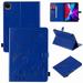 Dteck Case for iPad Pro 11 2020 & 2018 with Pencil Holder PU Leather Embossed Pattern Premium Flip Folio Smart Stand Magnetic Cover [Auto Sleep/Wake Feature][Card Holder/Pocket] Blue