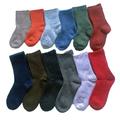 Lian LifeStyle 9 Pairs Children Wool Socks Size 13-15cm Girl Random Color