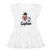 Inktastic I m the Captain- Pirate Girl Girls Toddler Dress