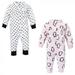 Hudson Baby Infant Girl Plush Jumpsuits Pink Penguin 18-24 Months