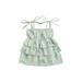 Seyurigaoka Baby Slip Dress Floral Lacing Spaghetti Strap Layered Braces Skirt