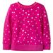 Infant & Toddler Girls Pink & Silver Heart Sweatshirt Valentines Day Shirt 12m