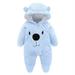 Clearance!Baby Hooded Jumpsuit Newborn Snowsuit Cute Footies Jumpsuit Thick Warm Outwear Winter Coat Romper