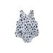 Baby Little Girls One-Piece Swimsuit Leopard Sleeveless Ruffle Swimwear