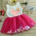 Hunpta Splice Lace Heart Girl Dress Kids Tutu Party Princess Flower Baby Tulle Toddler Girls Dress&Skirt