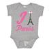 Inktastic I Love Paris Eiffel Tower Girls Baby Bodysuit