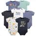 Hudson Baby Infant Boy Cotton Bodysuits Solar System 12-18 Months