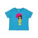 Inktastic African American Girl Girl in Raincoat Umbrella Girls Toddler T-Shirt