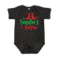 Inktastic Santa s Helper Elf Shoes Snowflakes Christmas Boys or Girls Baby Bodysuit