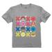 Paw Patrol Boys Girls Group XOXO Valentin s Day Toddler Kids T-Shirt 3T Gray