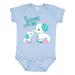 Inktastic My Brother Loves Me-cute elephants Boys or Girls Baby Bodysuit