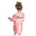 nsendm Toddler Girl Clothes 2t Silk Toddler Baby Girls Sleepwear Robes Pajamas Kimono Bathrobe Girls Dinosaur Clothes Pink 12-18 Months