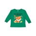 Inktastic My Granny Loves Me- Little Fox Boys or Girls Long Sleeve Toddler T-Shirt