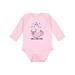 Inktastic Winter Cats in a Pink Teacup with Hearts Boys or Girls Long Sleeve Baby Bodysuit