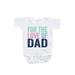 Custom Party Shop Baby Girls Novelty Father s Day Onepiece Pink