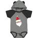 Inktastic Santa Claus Hipster Santa Winking Santa Red Hat Boys or Girls Baby Bodysuit