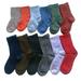Lian LifeStyle 9 Pairs Children Wool Socks Size 15-17cm Girl Random Color