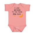 Inktastic I Love My Son To The Moon and Back Boys or Girls Baby Bodysuit