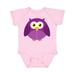Inktastic Purple Owl Bird Boys or Girls Baby Bodysuit