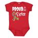 Inktastic Proud of My Sister Autism Awareness Puzzle Piece Ribbon Boys or Girls Baby Bodysuit