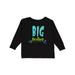 Inktastic Big Brother Older Brother Arrow - Blue Green Boys Long Sleeve Toddler T-Shirt