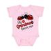 Inktastic My Grandma Loves Me with Cute Ladybugs Boys or Girls Baby Bodysuit