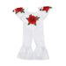 Multitrust baby girl off-shoulder backless flower one-piece dress