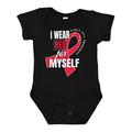 Inktastic Sickle Cell Awareness I Wear Red For Myself Boys or Girls Baby Bodysuit